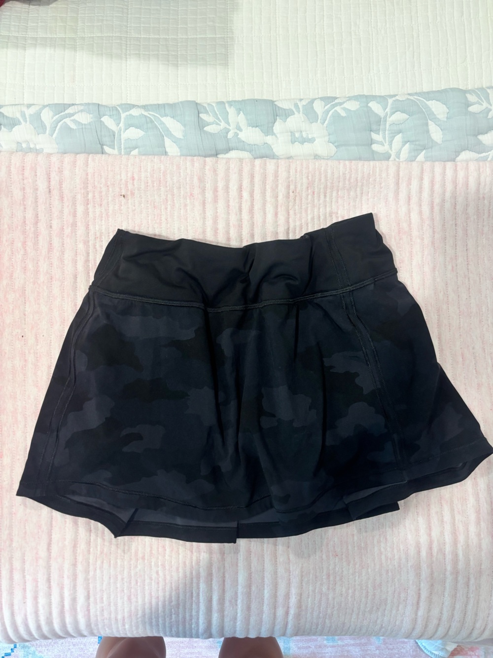 lululemon athletica Black Camo Athletic Skort